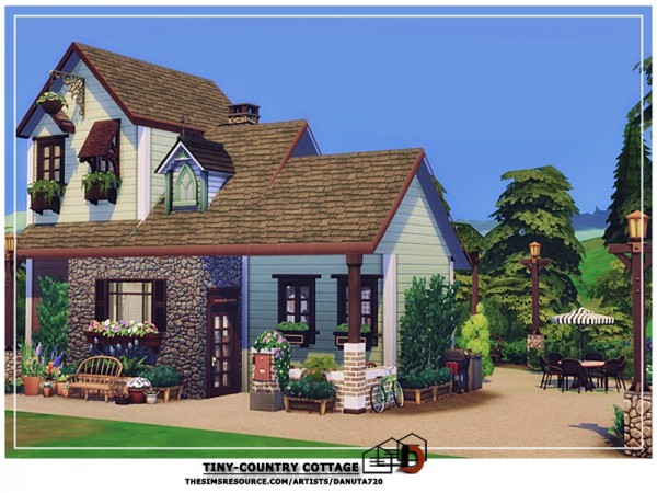  The Sims Resource: Tiny Country cottage by Danuta720