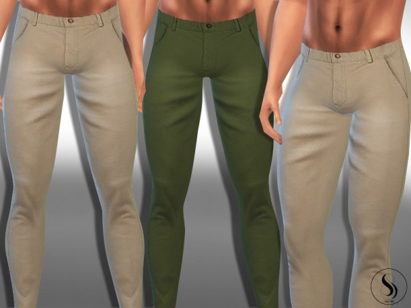  The Sims Resource: Chino Skinny Fit Pants by Saliwa