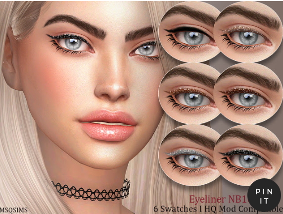  MSQ Sims: Eyeliner nb10
