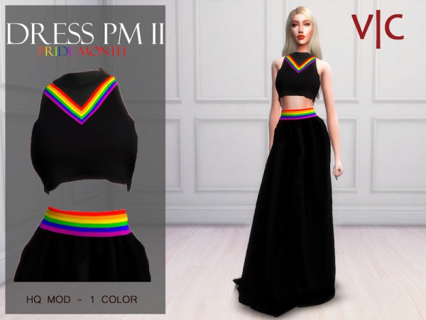 The Sims Resource: Dress Pridemonth II by Viy Sims