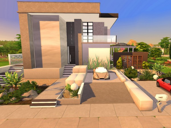 The Sims Resource: Ultra Modern Mansion - No CC by Sarina_Sims • Sims 4  Downloads