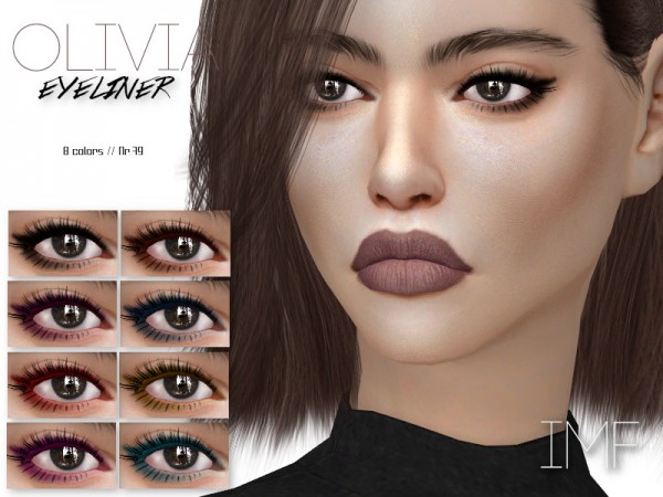 The Sims Resource: Olivia Eyeliner N.79 by IzzieMcFire