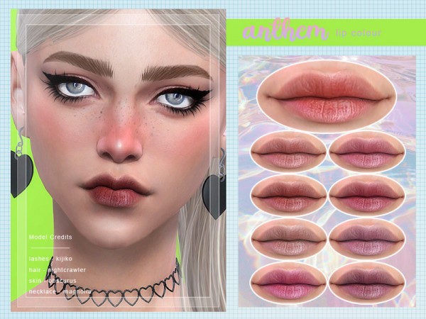  The Sims Resource: Anthem Lip Colour by Screaming Mustard