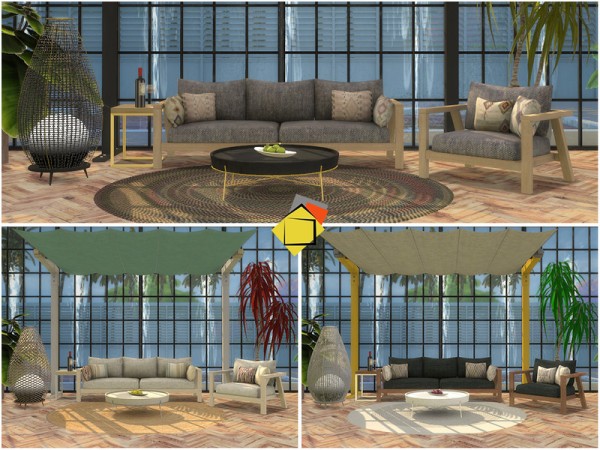  The Sims Resource: Elmwood Outdoor Living by Onyxium
