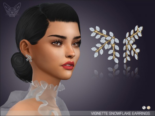  Giulietta Sims: Vignette Crystal Earrings