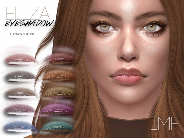  The Sims Resource: Eliza Eyeshadow N.129 by IzzieMcFire