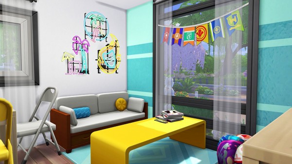 Aveline Sims: Off Campus tiny Party House