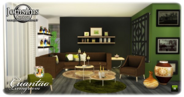  Jom Sims Creations: Cuantao Livingroom