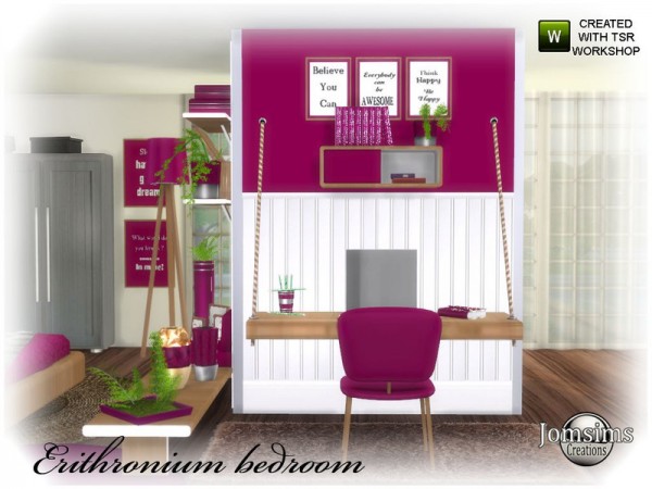  The Sims Resource: Erithronium bedroom part 3 by jomsims