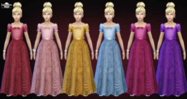  Jom Sims Creations: Lola Princess dress