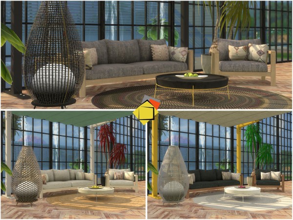  The Sims Resource: Elmwood Outdoor Living by Onyxium