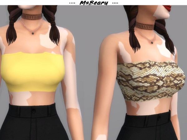  The Sims Resource: Bandage Top by MsBeary