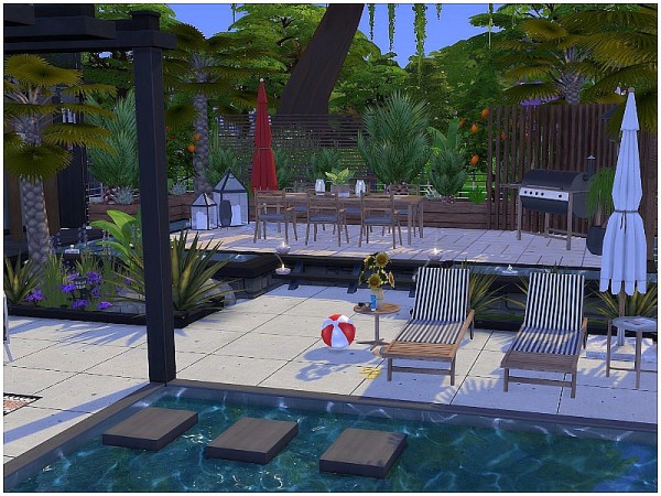  The Sims Resource: Palm Villa by lotsbymanal