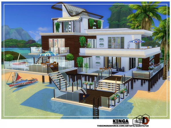  The Sims Resource: Kinga House by Danuta720