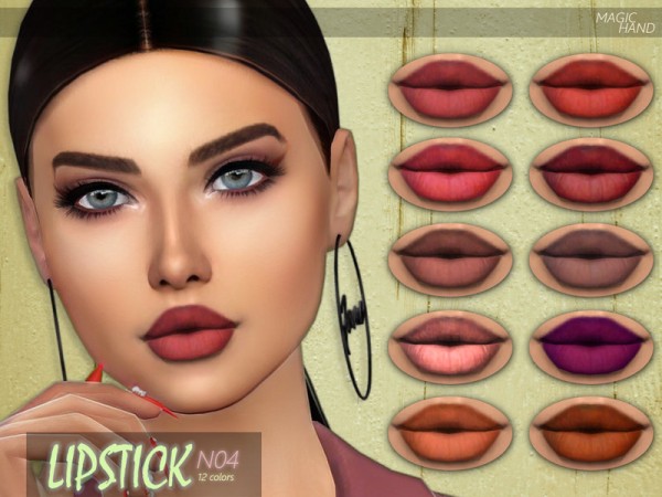 The Sims Resource: Lipstick N04 by MagicHand