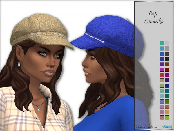  The Sims Resource: Cap Lunariko by MahoCreations