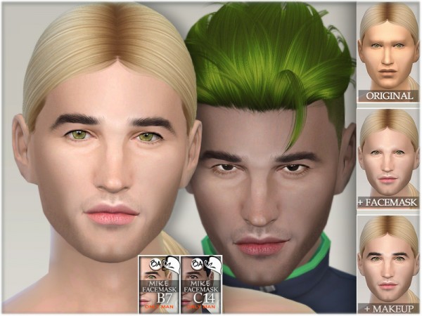  The Sims Resource: Mike facemask by BAkalia