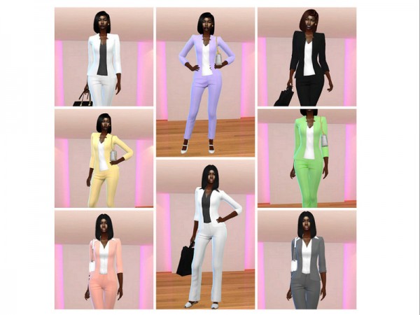  The Sims Resource: Chloe Business Set by Teenageeaglerunner