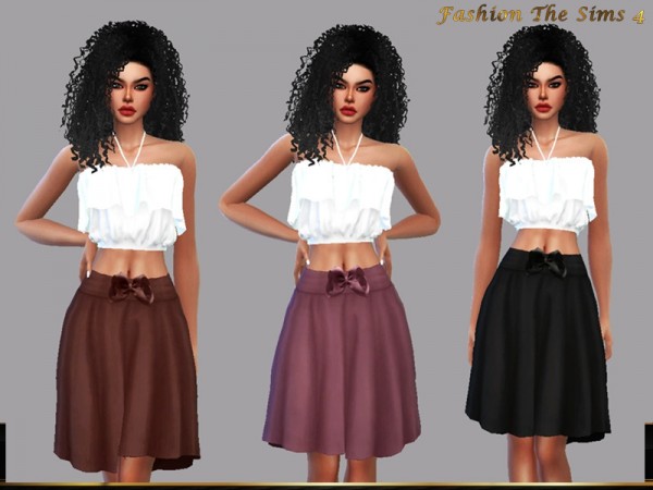  The Sims Resource: Selma Skirt by LYLLYAN