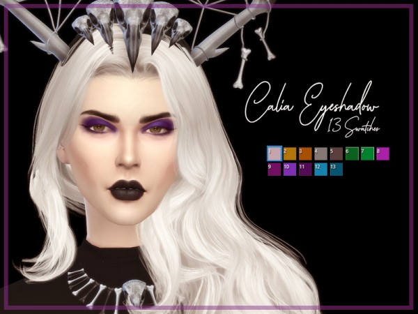  The Sims Resource: Calia Eyeshadow by Reevaly
