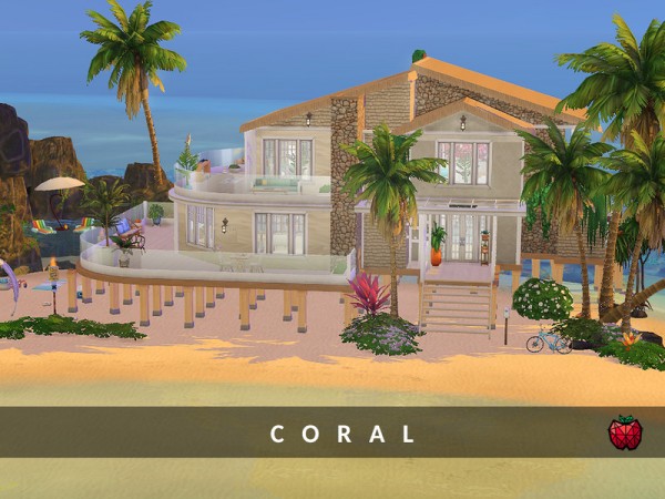  The Sims Resource: Coral House   no cc by melapples