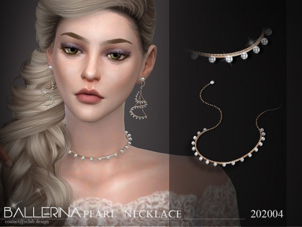  The Sims Resource: LL Necklace 202004 by S Club