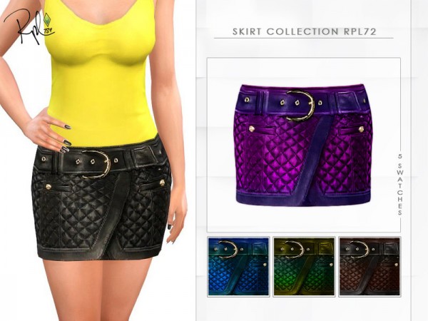  The Sims Resource: Skirt Collection RPL72 by RobertaPLobo