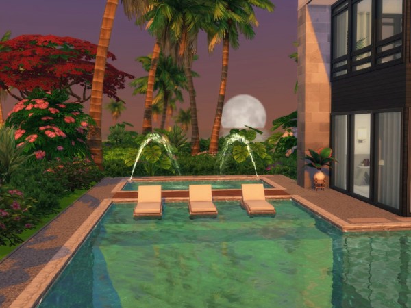  The Sims Resource: Modern Beach House by Summerr Plays