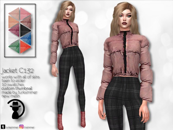  The Sims Resource: Jacket C132 by turksimmer
