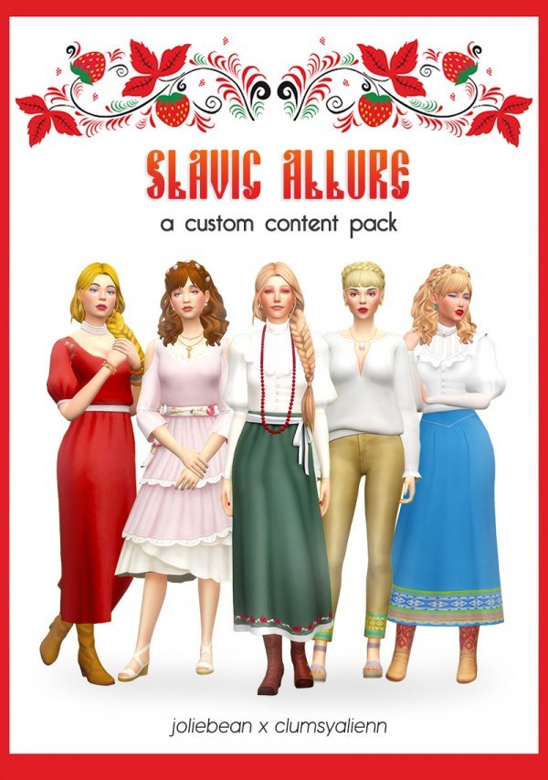  Joliebean: Slavic Allure   a custom content pack
