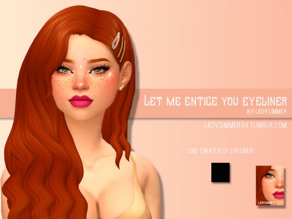  The Sims Resource: Let Me Entice You Eyeliner by LadySimmer94