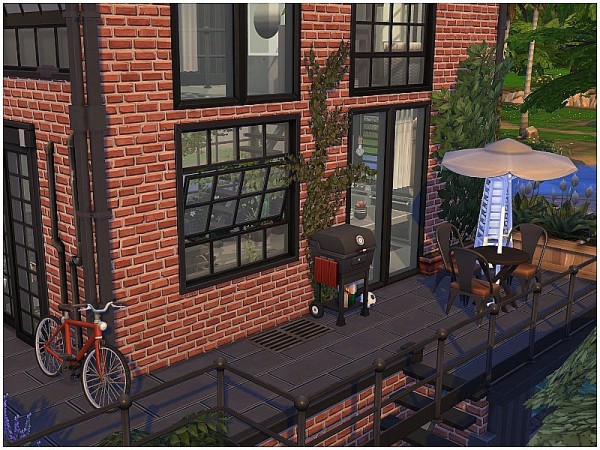  The Sims Resource: Tiny Industrial House by lotsbymanal