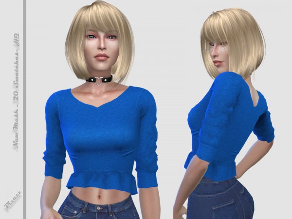  The Sims Resource: Half Shirt by pizazz