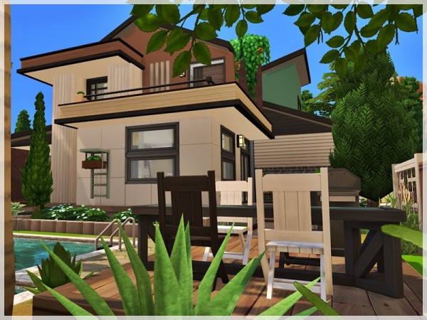 The Sims Resource: Edurne House by Ray_Sims • Sims 4 Downloads