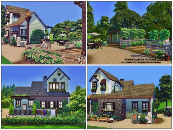  The Sims Resource: Tiny Country cottage by Danuta720