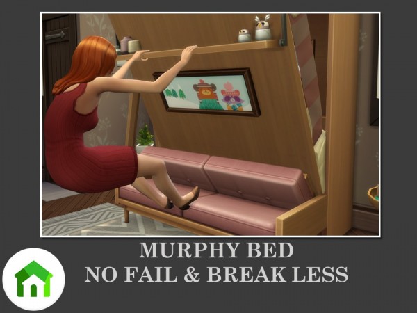  Mod The Sims: Murphy Bed No Fail and Break Less by Teknikah