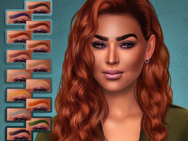  The Sims Resource: Mira Eyebrows by KatVerseCC