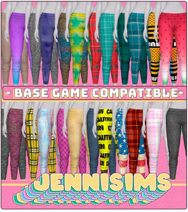  Jenni Sims: Base Game Compatible Leggings