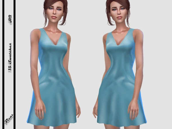  The Sims Resource: Silk Dress 2 by pizazz