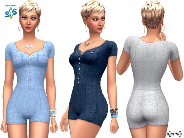  The Sims Resource: Jumpsuit 20200203 by dgandy