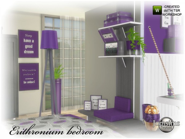  The Sims Resource: Erithronium bedroom part 2 by jomsims