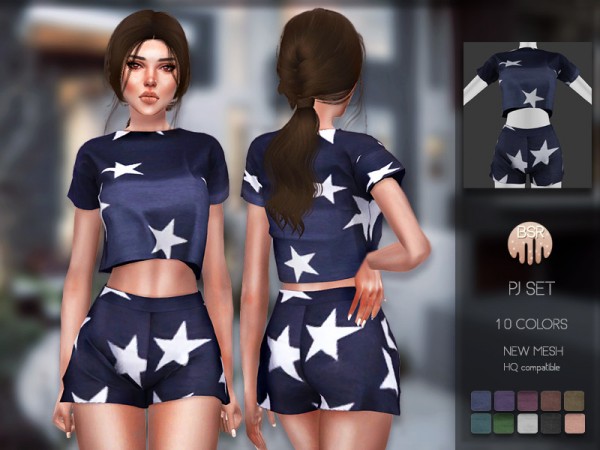  The Sims Resource: PJ set  by busra tr