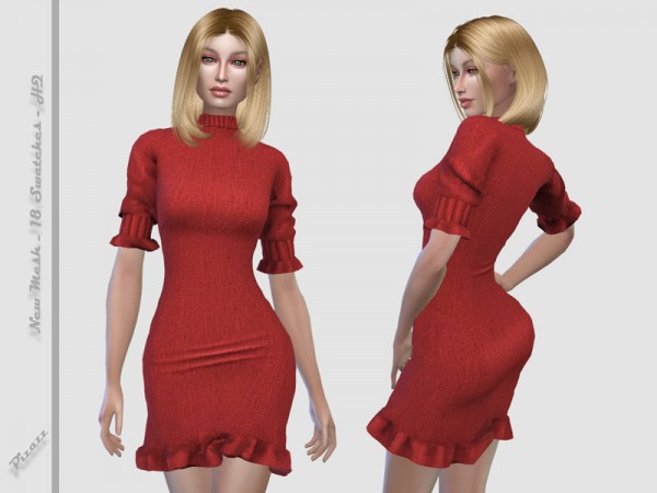  The Sims Resource: Autumns Kiss Dress by pizazz