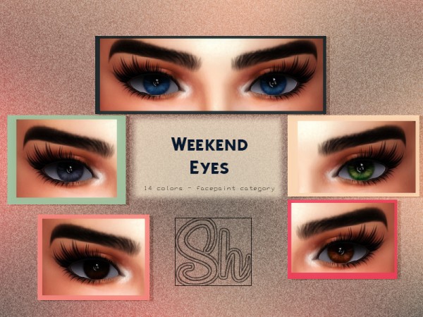  The Sims Resource: Weekend Eyes by Sharareh