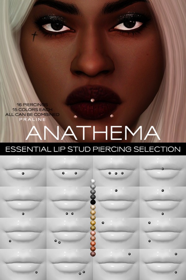  Praline Sims: Anathema Piercings