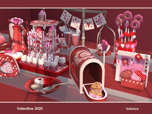  The Sims Resource: Valentine 2020 by soloriya
