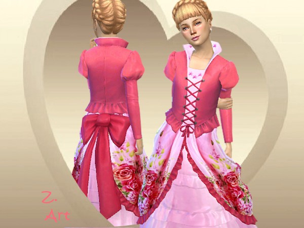  The Sims Resource: Costume Princess II by Zuckerschnute20