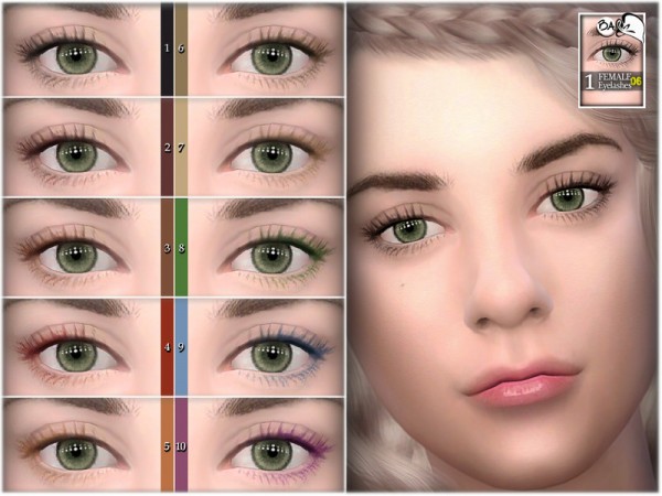  The Sims Resource: Eyelashes 06 by BAkalia