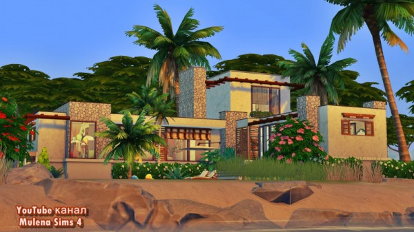  Sims 3 by Mulena: Modern beach house