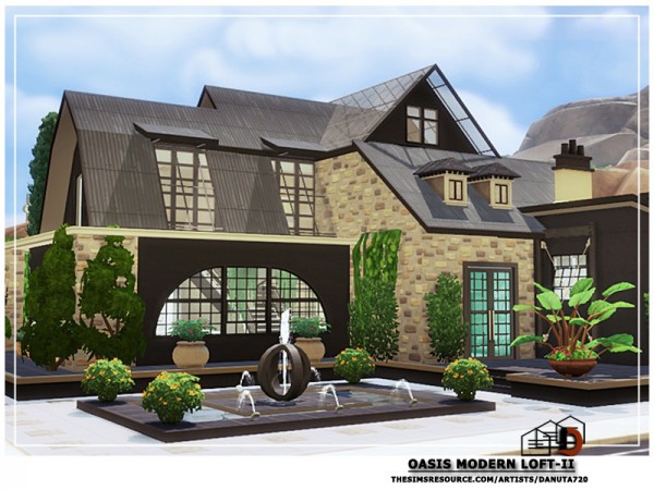  The Sims Resource: Oasis Modern loft II by Danuta720